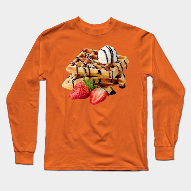 WAFFLES 2 Long Sleeve T-Shirt by impacteesstreetwear